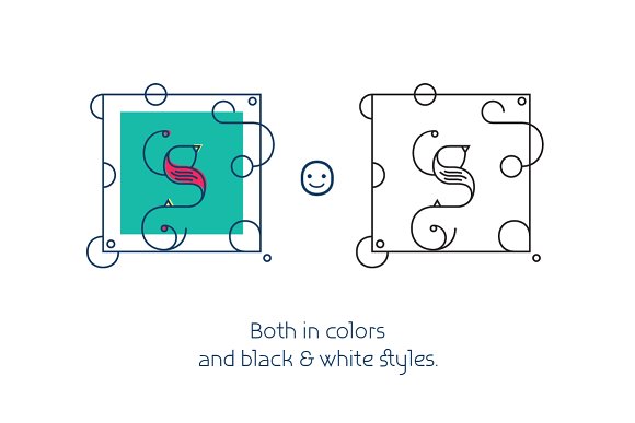 Bernal Drop Caps Color typeface