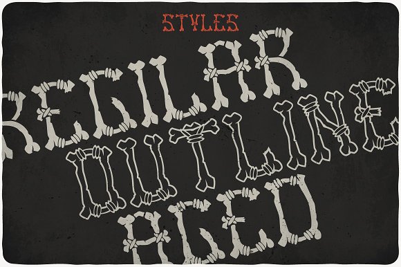 Bones Typeface