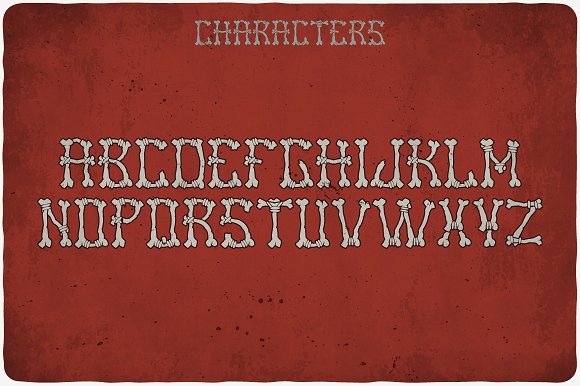 Bones Typeface