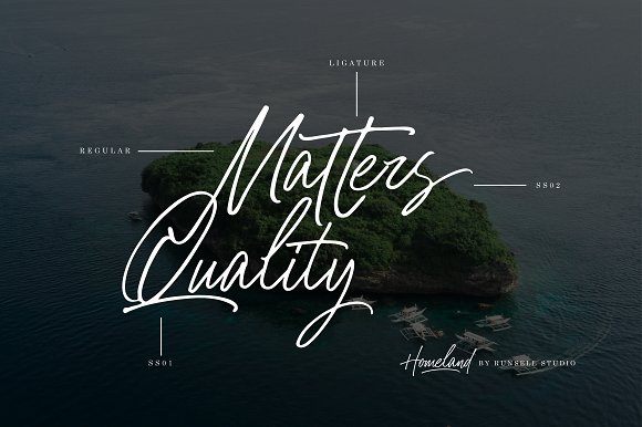 Homeland Script Font