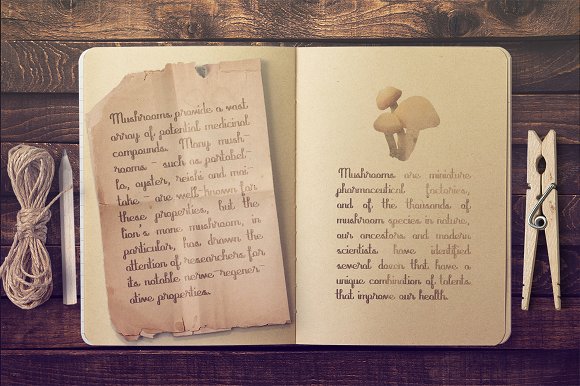 Mushroom font