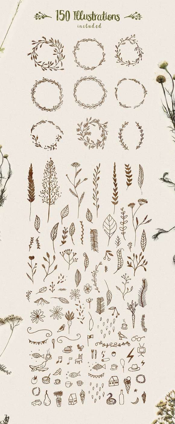 Peomy Extended Font & Illustrations