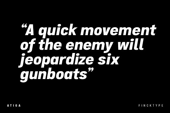 Atiga - 3 Weights + Italics