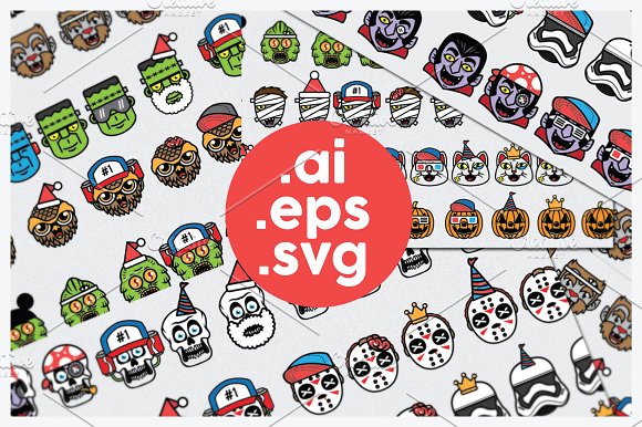 Halloween Avatars + Free Font