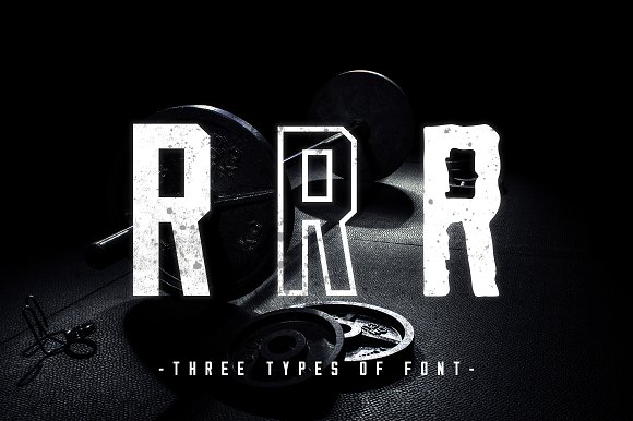 Hardcore | Three Weight Font Family