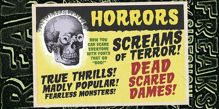 Horror Show Font Family