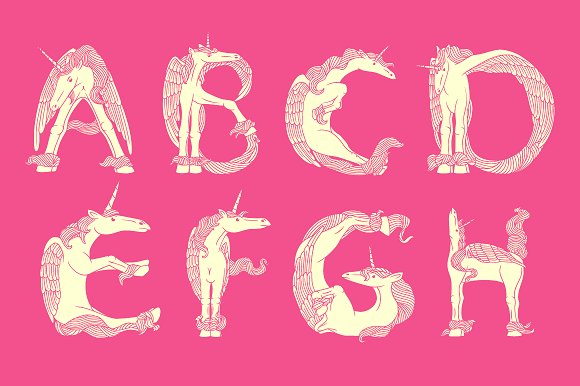 Pegacorn Initials
