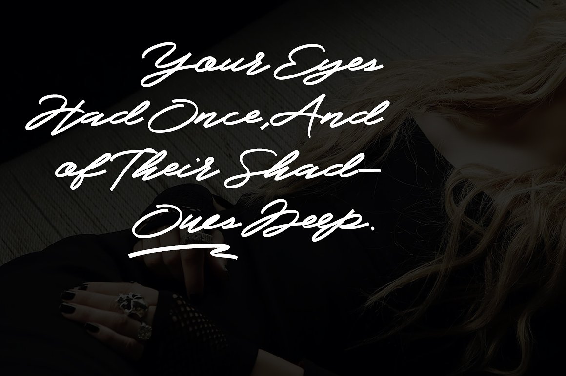 Slidingline Script Typeface Slidingline Script Typeface