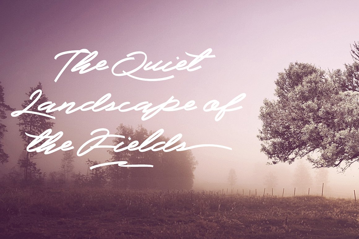 Slidingline Script Typeface Slidingline Script Typeface