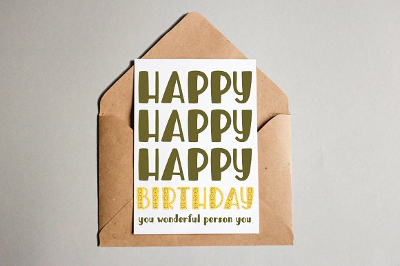 Autumn Spice Display San Serif Font