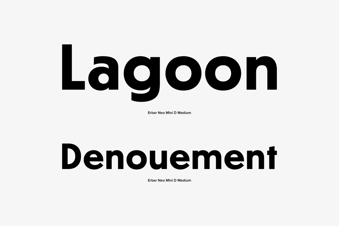 Erbar Neo Mini Font