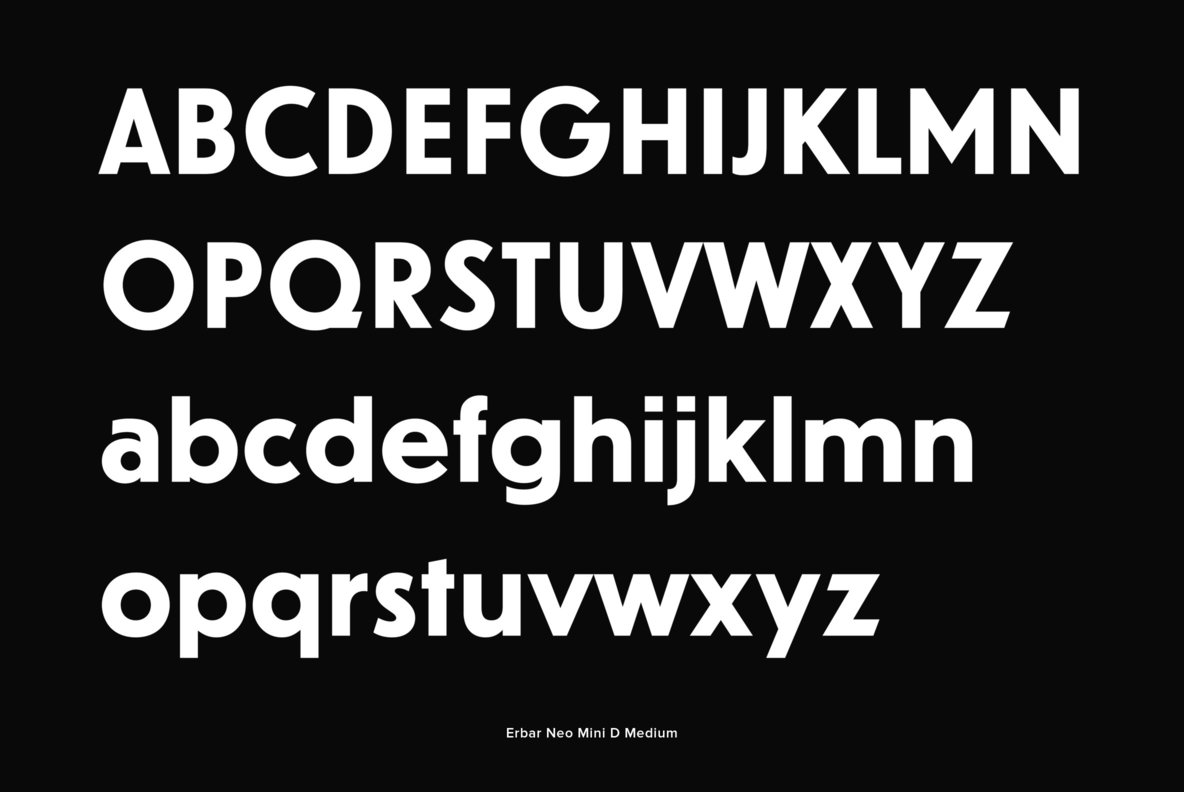 Erbar Neo Mini Font