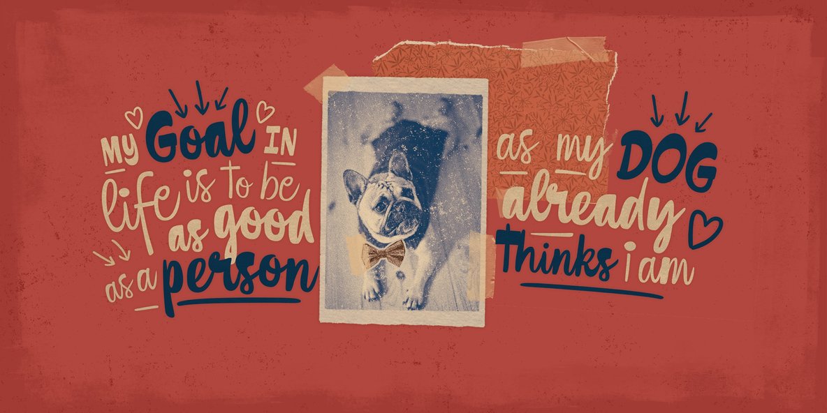 French Bulldog Font