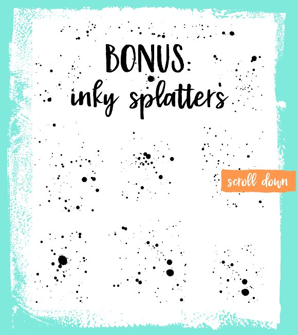 Malibu Punch, a textured brush font