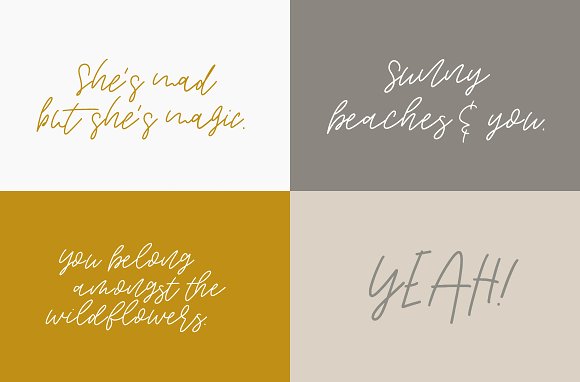 Summer Avenue Font Set