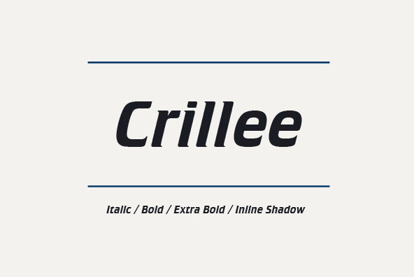 crillee font family