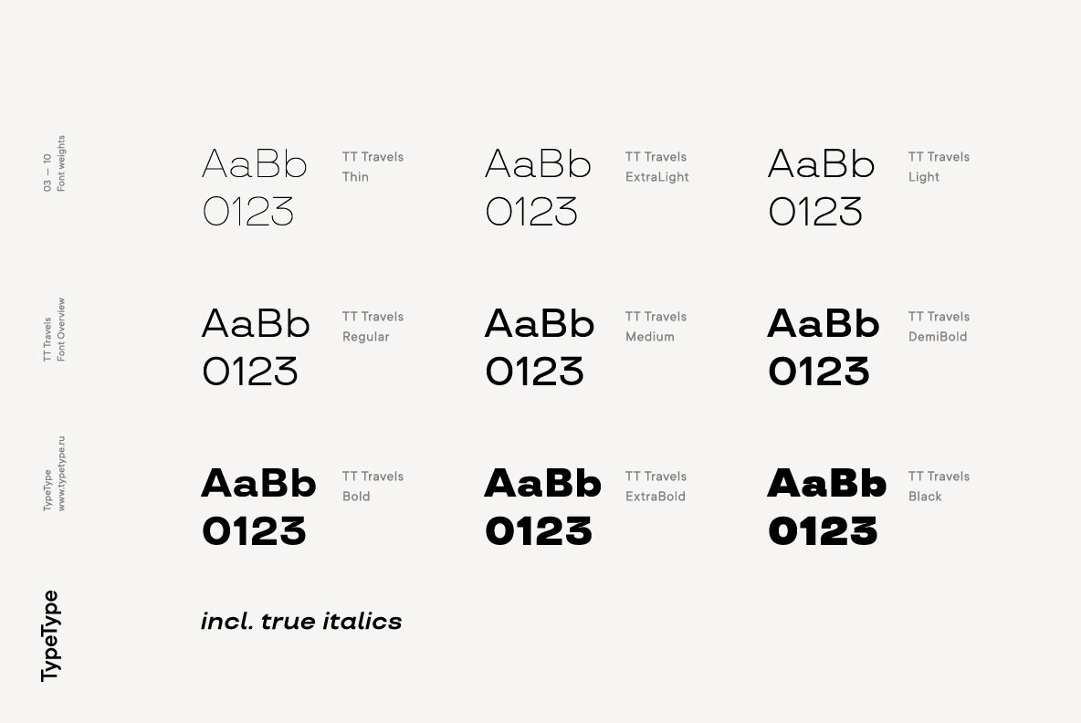 TT Travels Font