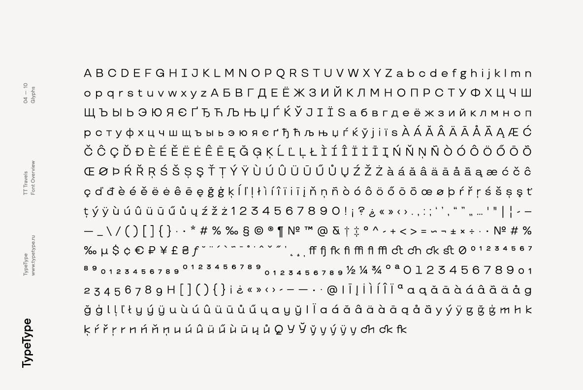 TT Travels Font