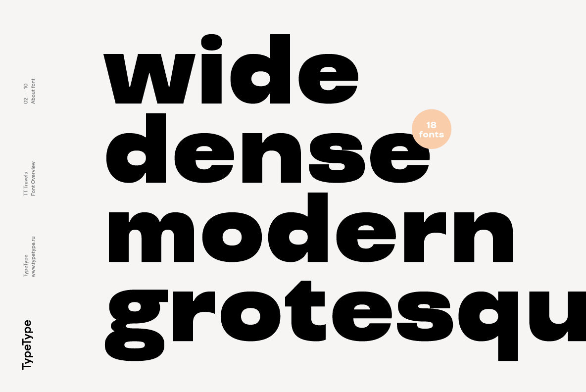 TT Travels Font