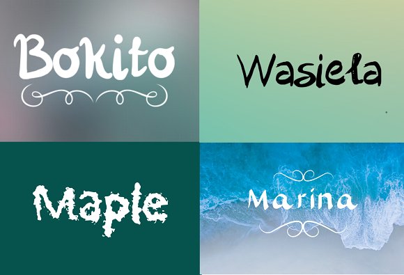 15 Handwritten Fonts Bundle SALE
