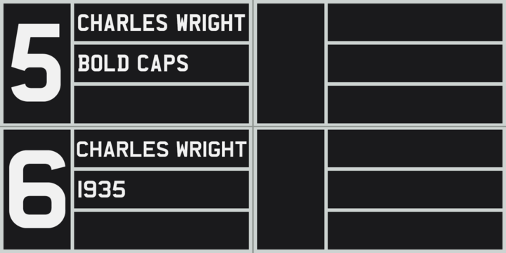 Charles Wright Font Family Charles Wright Font Family