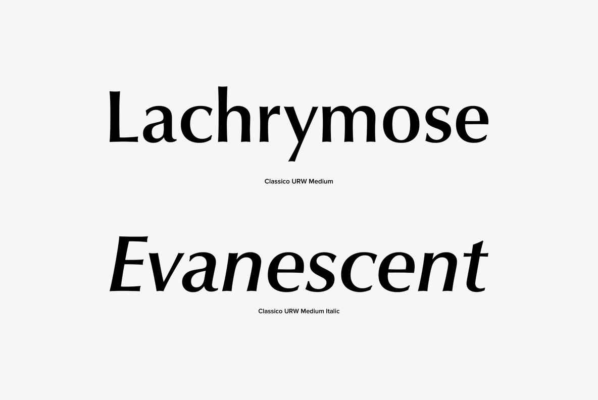 Classico Font Family