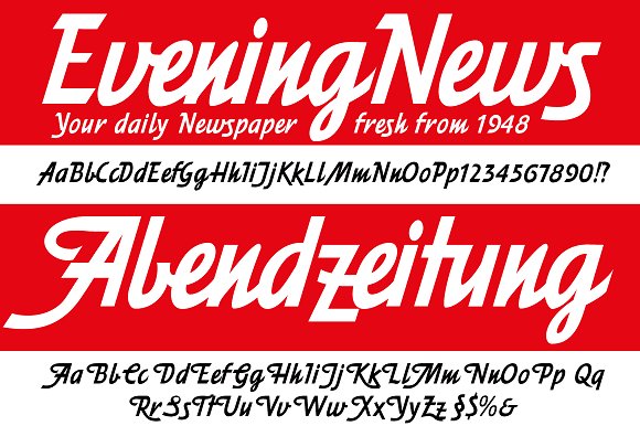 Eveningnews fonts Eveningnews fonts