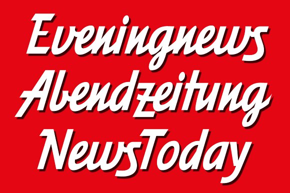 Eveningnews fonts Eveningnews fonts