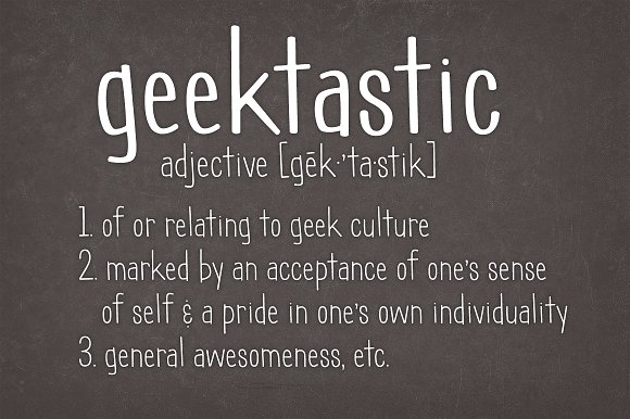 Geektastic Font Family