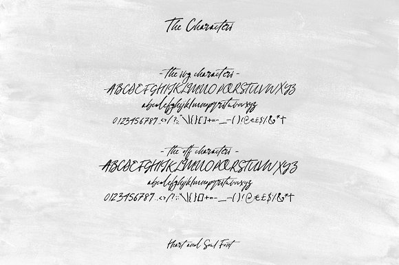 Heart + Soul | Handwritten Font
