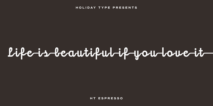 HT Espresso Font