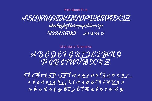 Mishaland Typeface