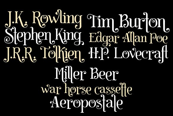 Romance Fatal Serif Pro