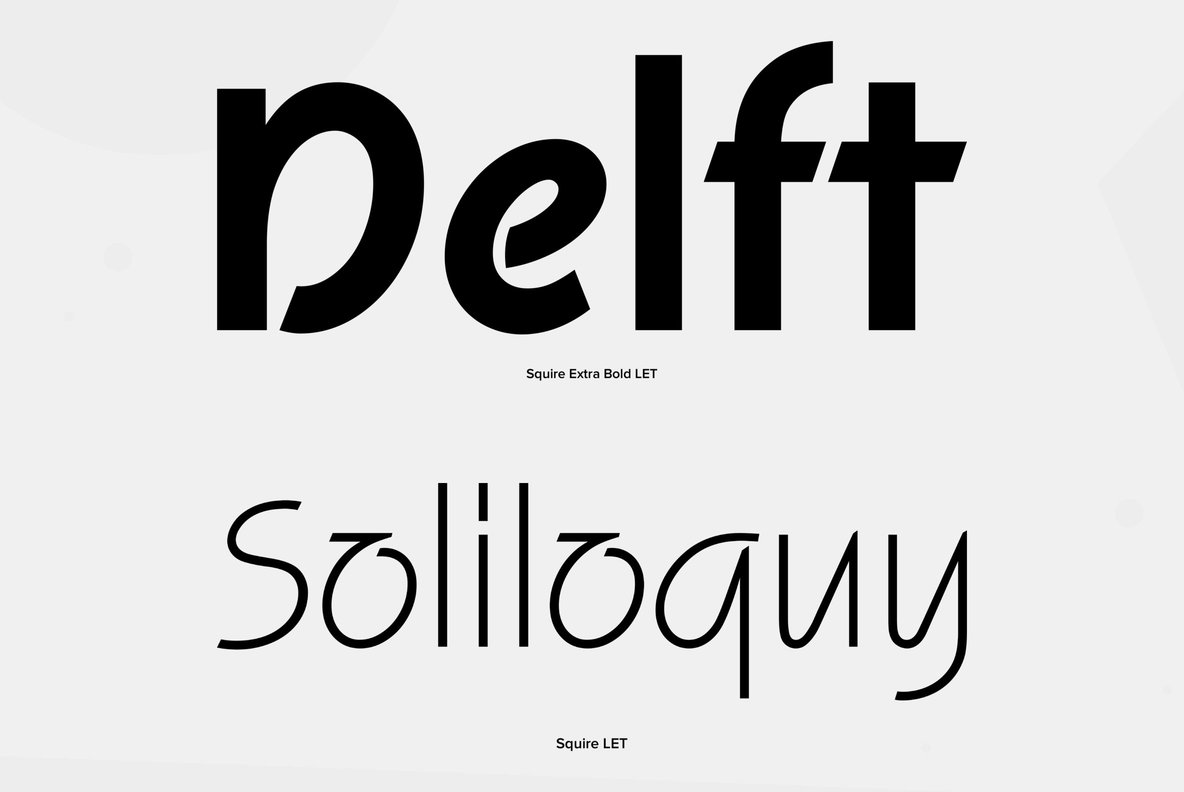 Squire Font Family Squire Font Family