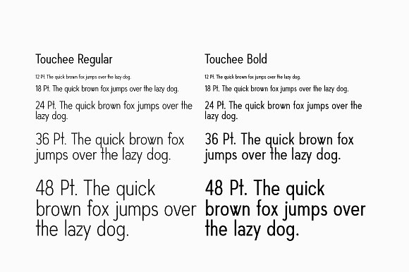 Touchee Minimal Sans Serif