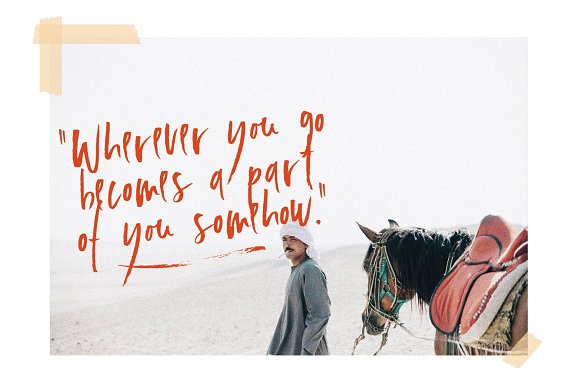 Wanderlust Font Set