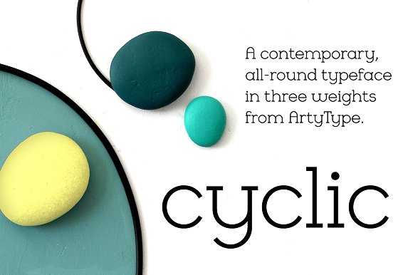 Cyclic Font
