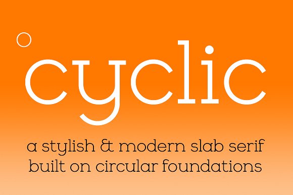Cyclic Font