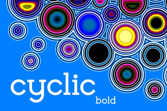 Cyclic Font