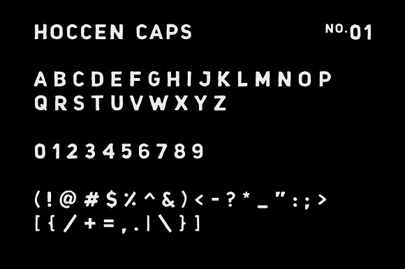 HOCCEN CAPS Display Font