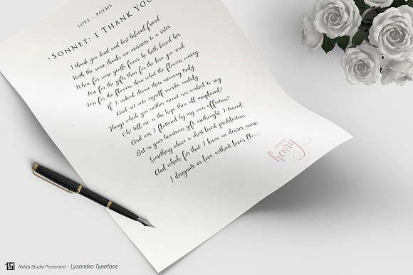 Lysandra Beauty Font Lysandra Beauty Font