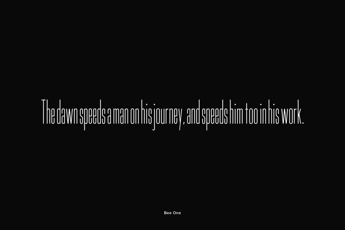 URW Bee Font Family