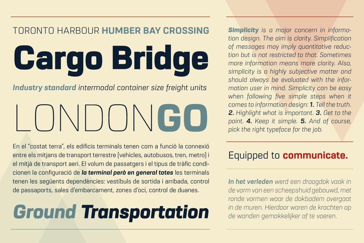 URW Dock Font Family