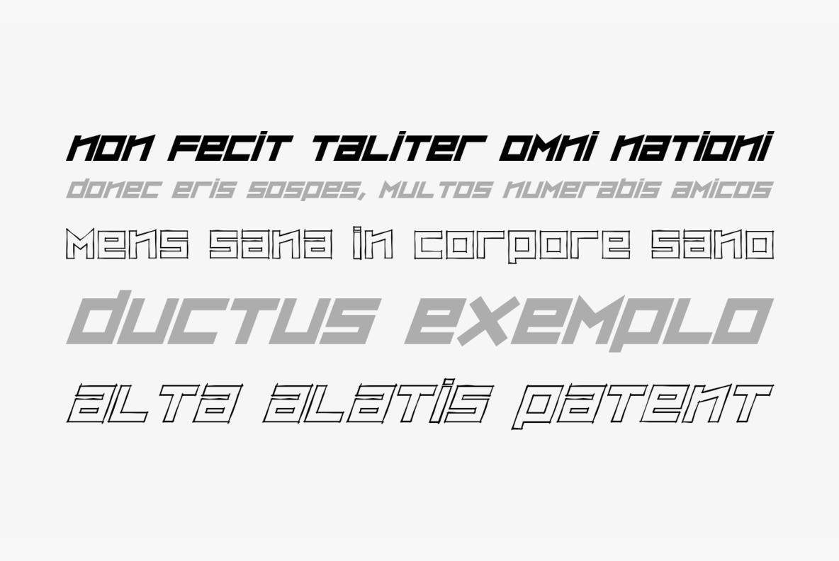 Zipsonik Font Family
