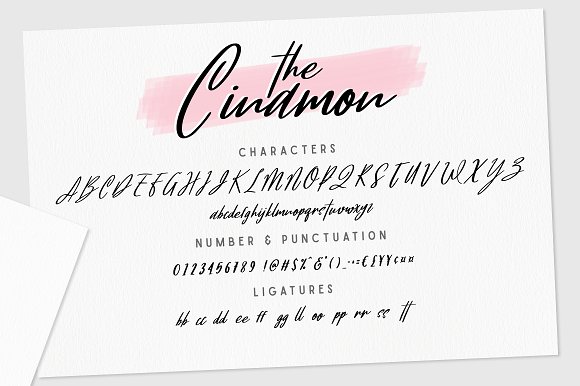 Cinamon Font + Bonus