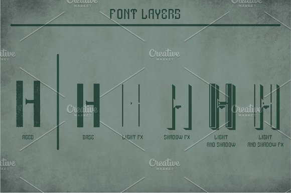 Drunk Modern Label Typeface