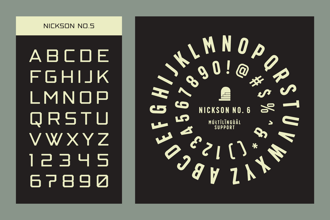 S&S Nickson Font Bundles