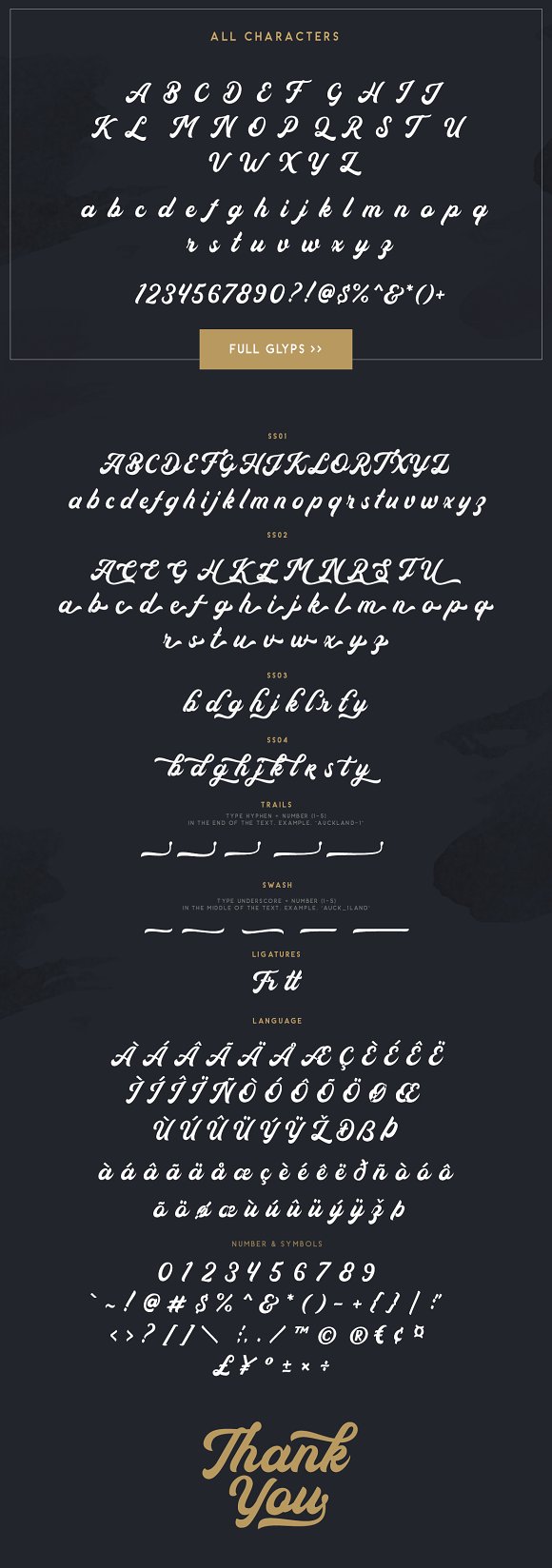 Auckland - Bold Script