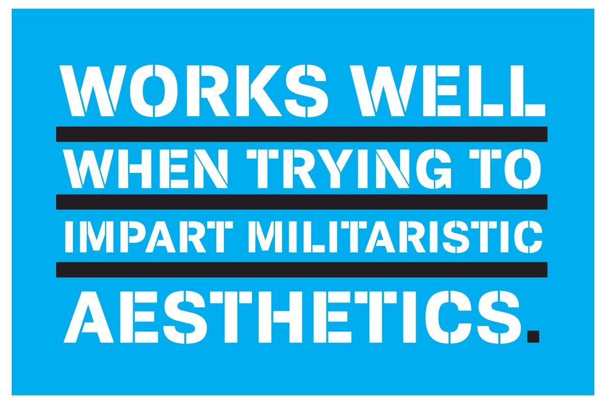 Biwa Stencil Display Font Family