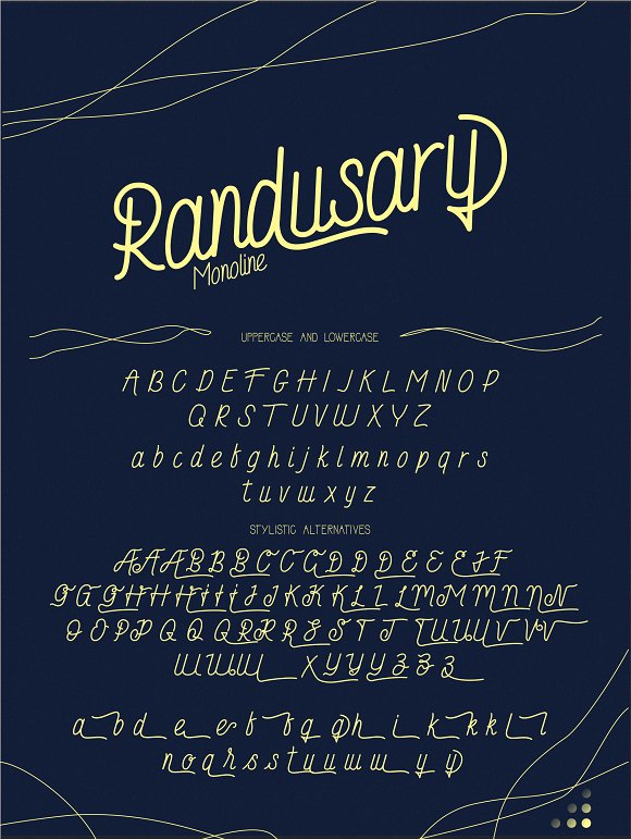 Randusary Font Pack 3 Font